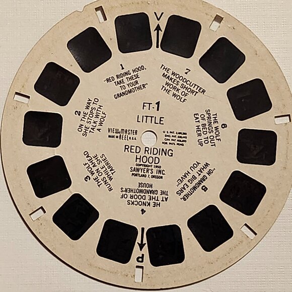 VINTAGE View Master Little Red Riding Hood Reel x 1 1950 - Picture 4 of 5